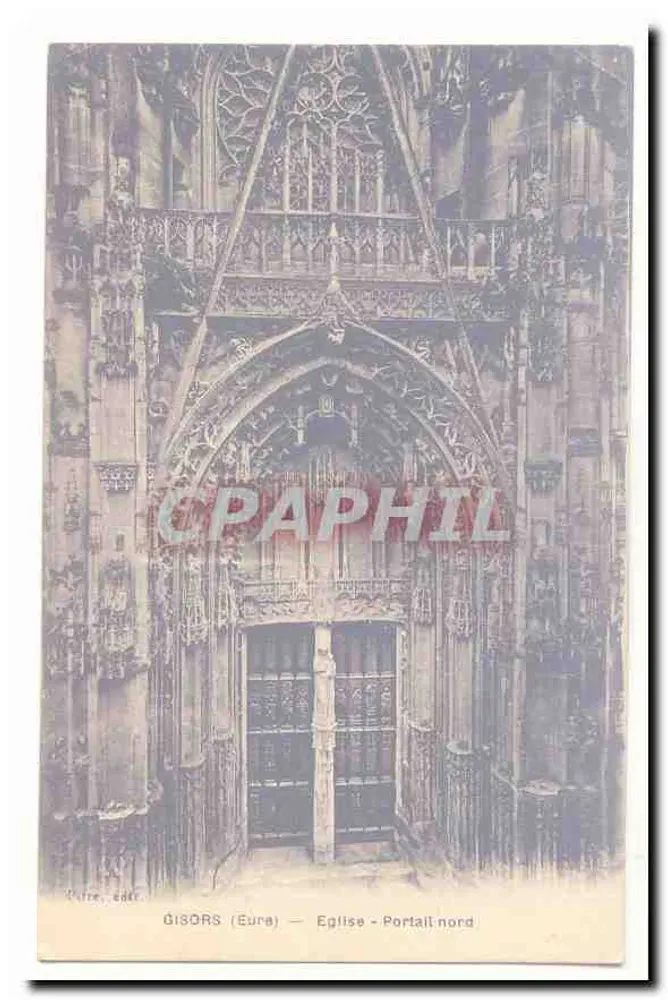 Gisors (Eure) — Kirche - Nordportal - Vorderseite