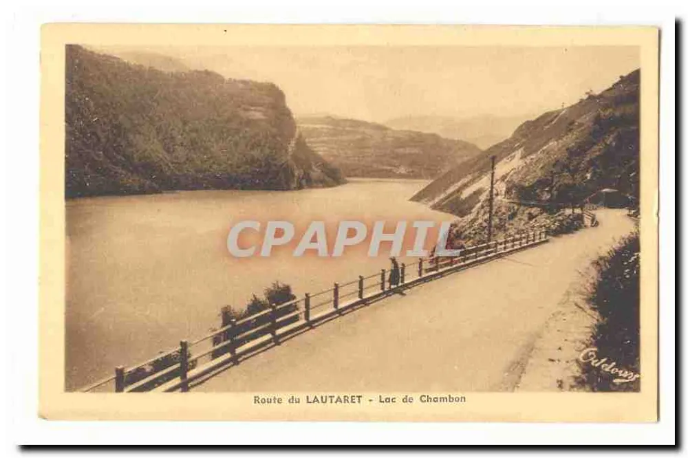 Rodovia do LAUTARET - Lago de Chambon — Caldeyrg - Frente