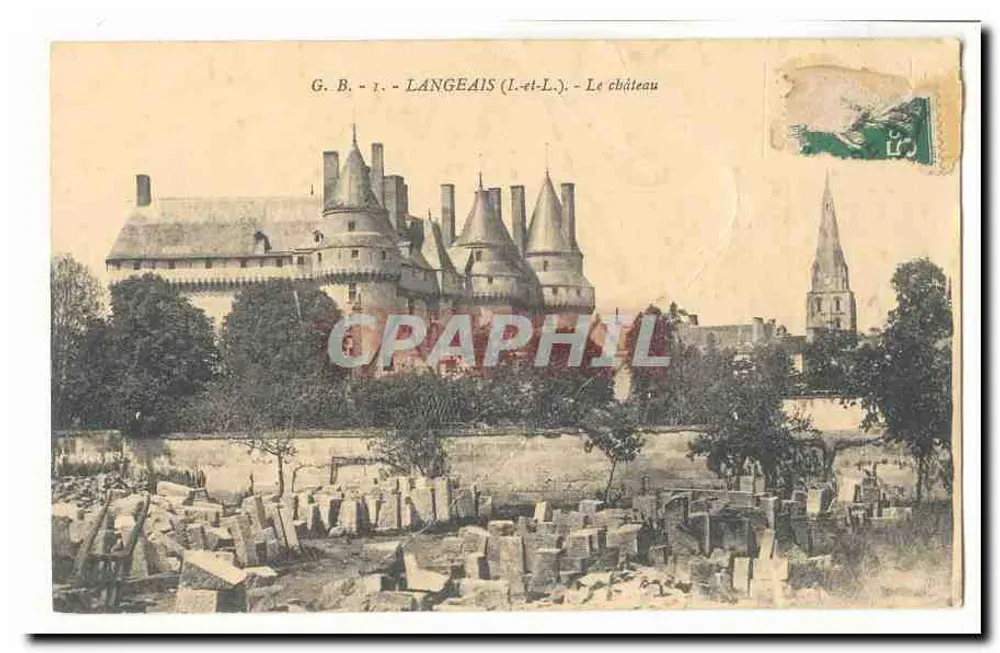 Langeais (Loir-et-Cher) — O castelo — G. B. - Frente