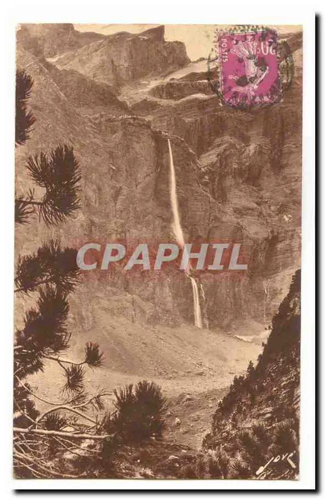 Cachoeira nas montanhas — editor não visível, número de série não legível - Frente