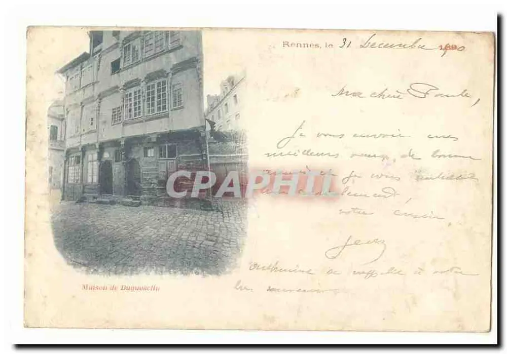 Haus Daguescelle — Rennes — Verlag nicht sichtbar - Vorderseite