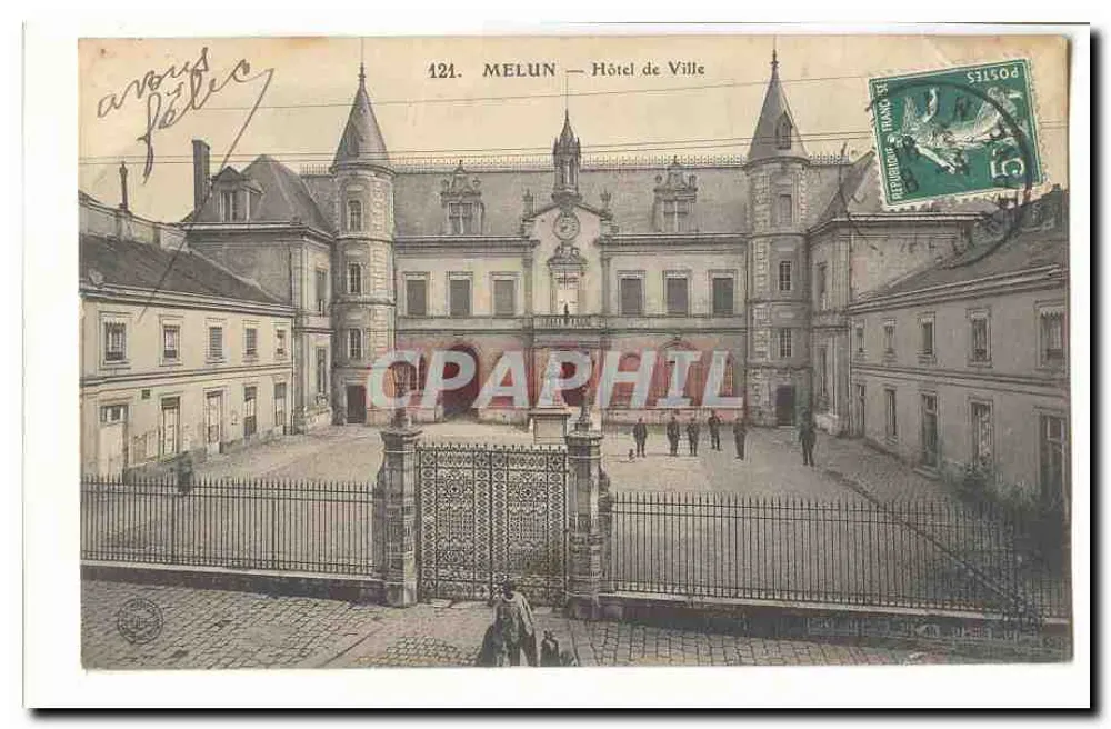 Melun — Hotel de Ville — n° de série 121 - Frente