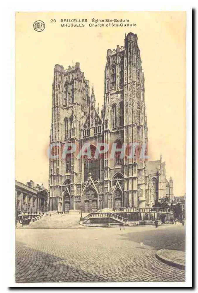 Kerk van Sint-Gudula — Brussel — Gibert, n°29 - Voorkant