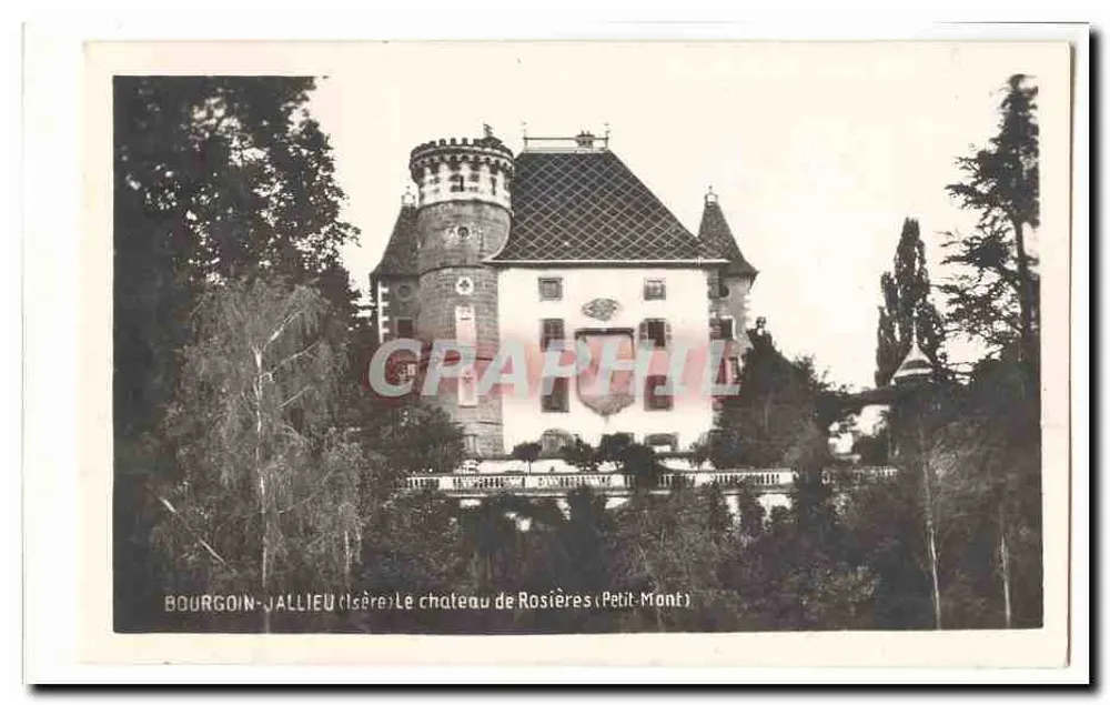 Bourgoin-Jallieu (Isère) — Schloss Rosières (Petit-Mont) - Vorderseite