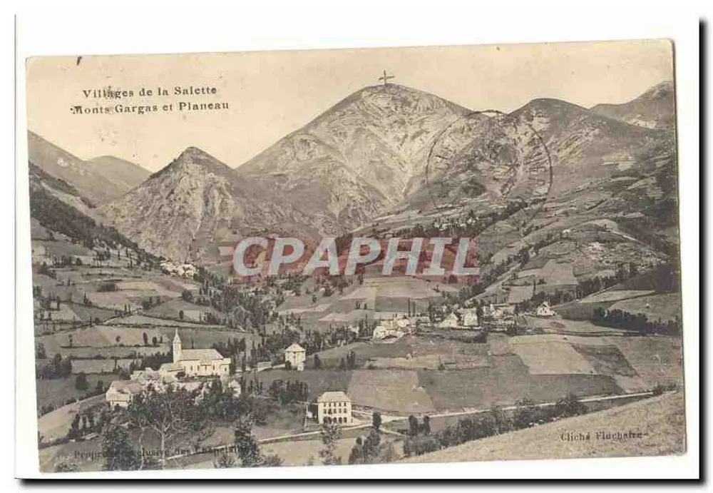 Dörfer von La Salette — Berge Gargas und Planeau — Cliché Fluchatès - Vorderseite