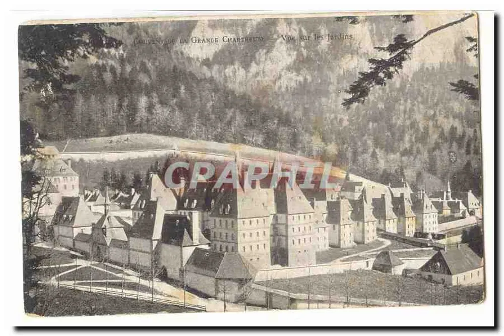 Abtei La Grande Chartreuse — Ansicht der Gärten - Vorderseite