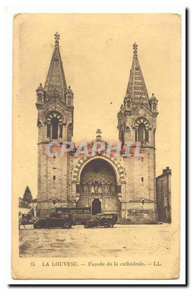 La Louvesc — Facha da catedral — LL. - Frente
