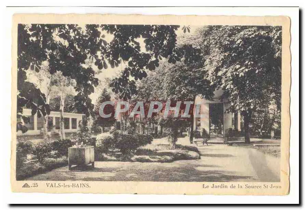 Vals-les-Bains — Il Giardino della Sorgente di San Giovanni - Recto