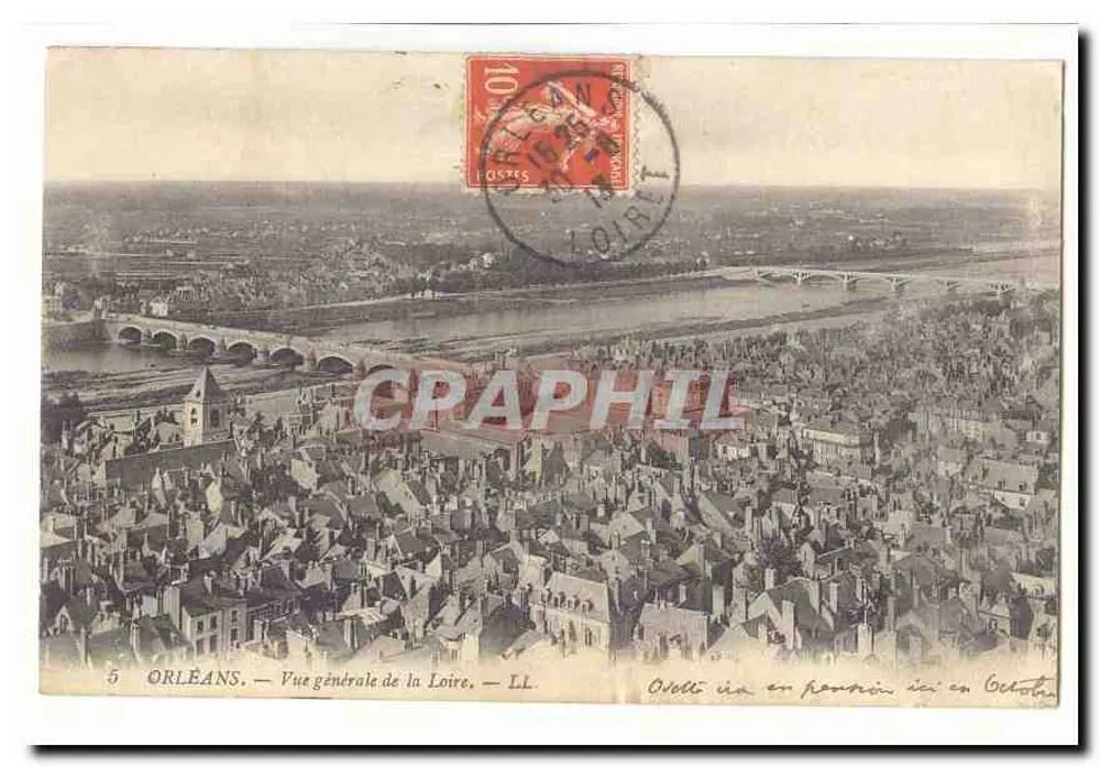 Orléans — Vista geral do rio Loire — LL - Frente