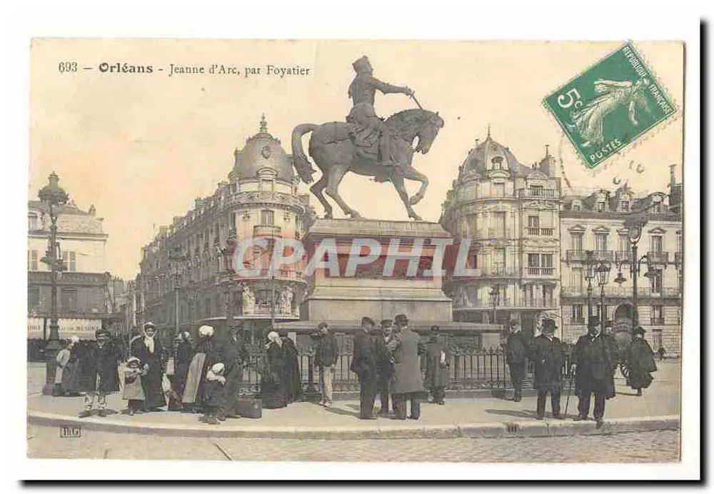 Orléans - Jeanne d'Arc, von Foyatier — Verleger L. G. n° 693 - Vorderseite