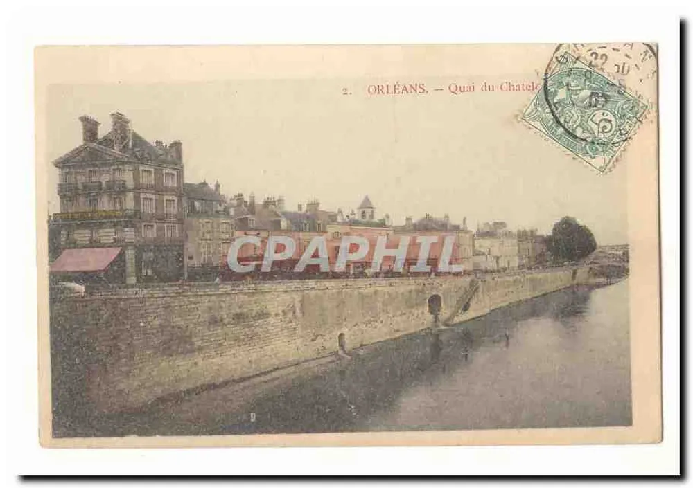 Orléans — Quai du Châtelet — CPAPHIL - Frente