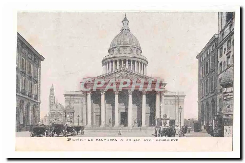 Paris - Der Panthéon & Kirche Sainte-Geneviève — Sandoz - Vorderseite
