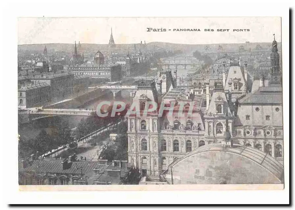 Paris - Panorama dos Sete Pontes - Frente