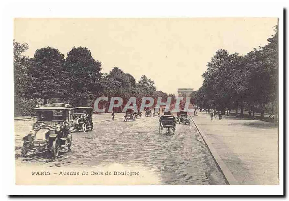 PARIS — Avenue du Bois de Boulogne - Vorderseite