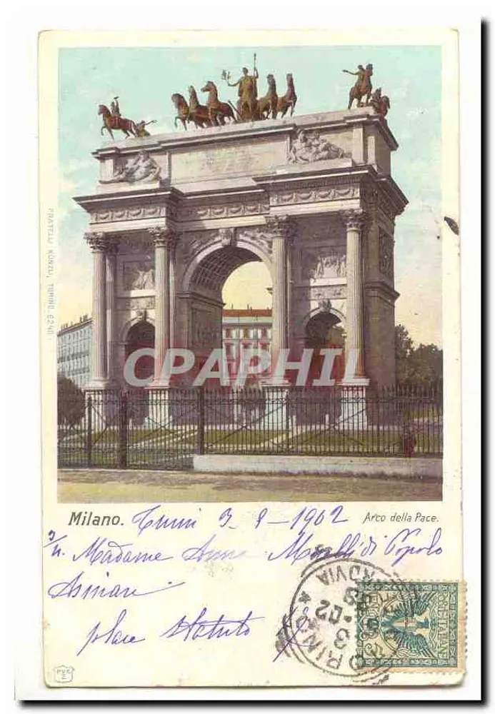 Milão — Arco da Paz — Partellu, Milão, n° 2417 - Frente