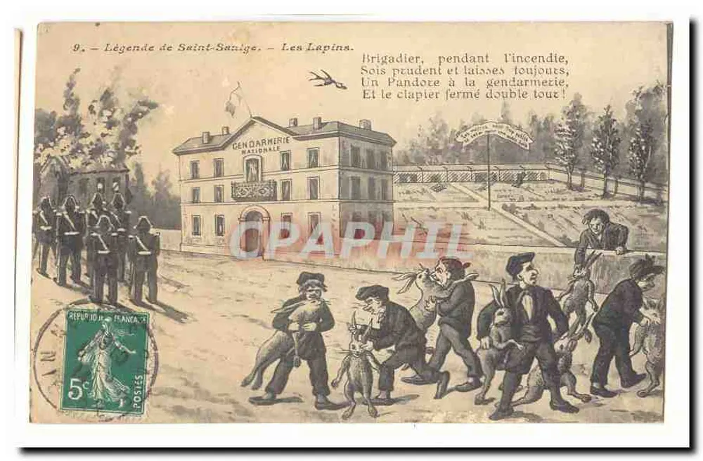 Lenda de São Saturnino — Os Coelhos — Gendarmeria Nacional - Frente
