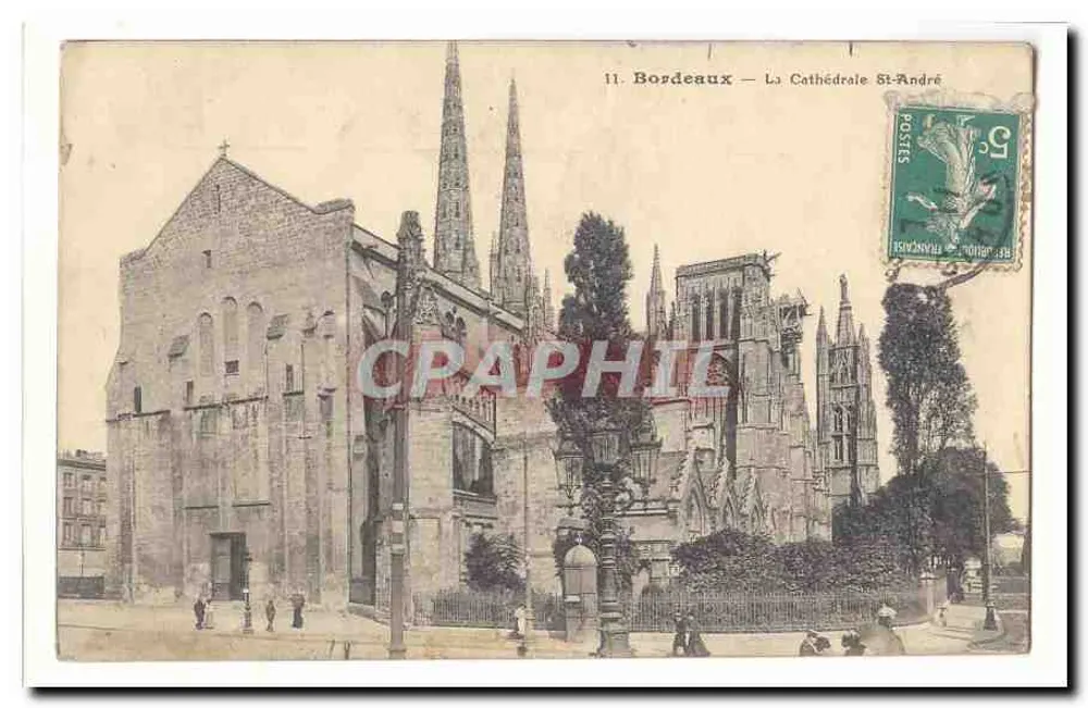 Bordeaux — A Catedral São André — Editor: Postes - Frente