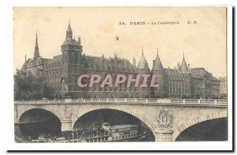 पेरिस — ला कॉंसियर्जरी — C. M. संख्या 89 - आगे