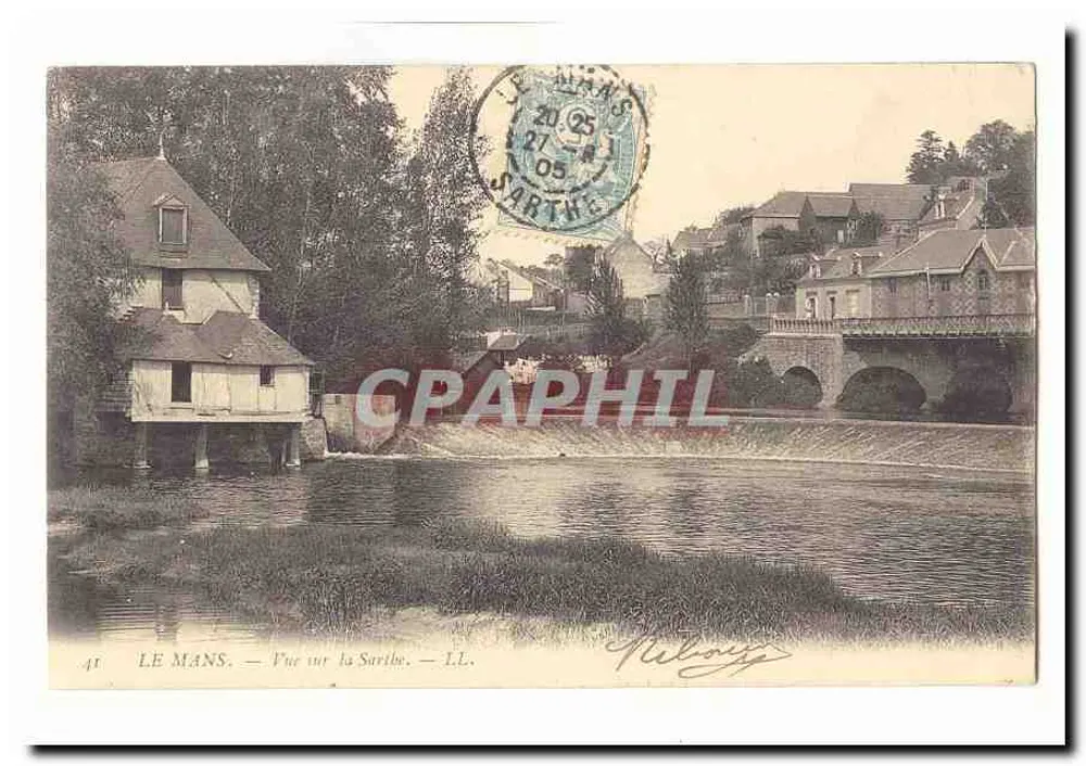 Le Mans — Vista sobre a Sarthe — LL. — N° 41 - Frente