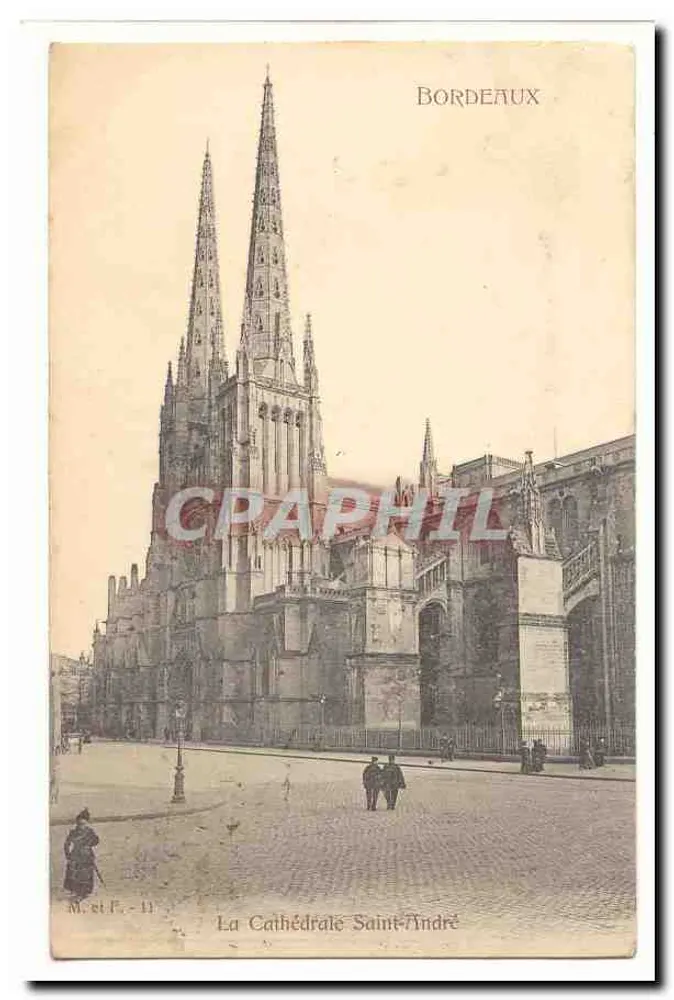 A Catedral de São André — Bordeaux — M. e F. - 11 - Frente