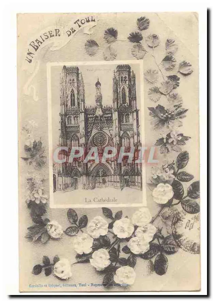 A Catedral — Toul — Gerdalls e Belique, editores, Toul - Frente