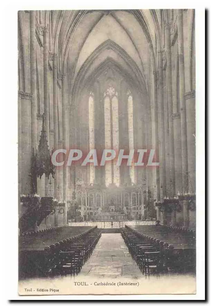 TOUL - Catedral (Interior) — Edição Pique - Frente
