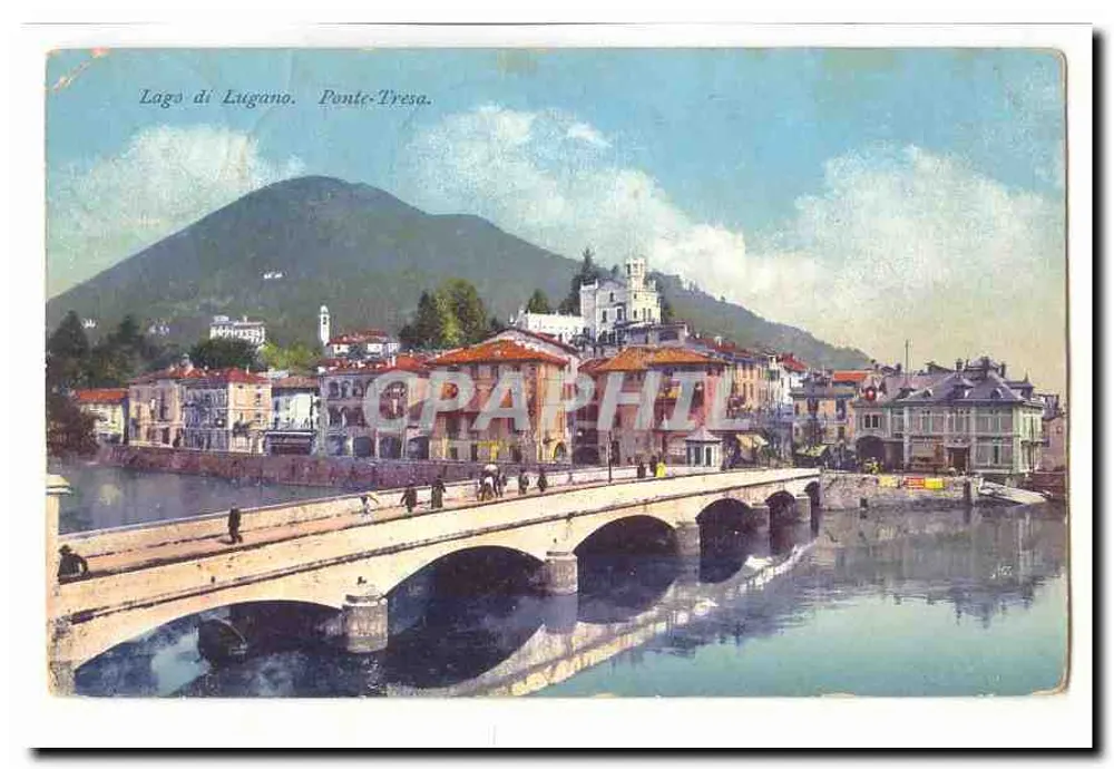 Lago di Lugano. Ponte-Tresa. - Vorderseite