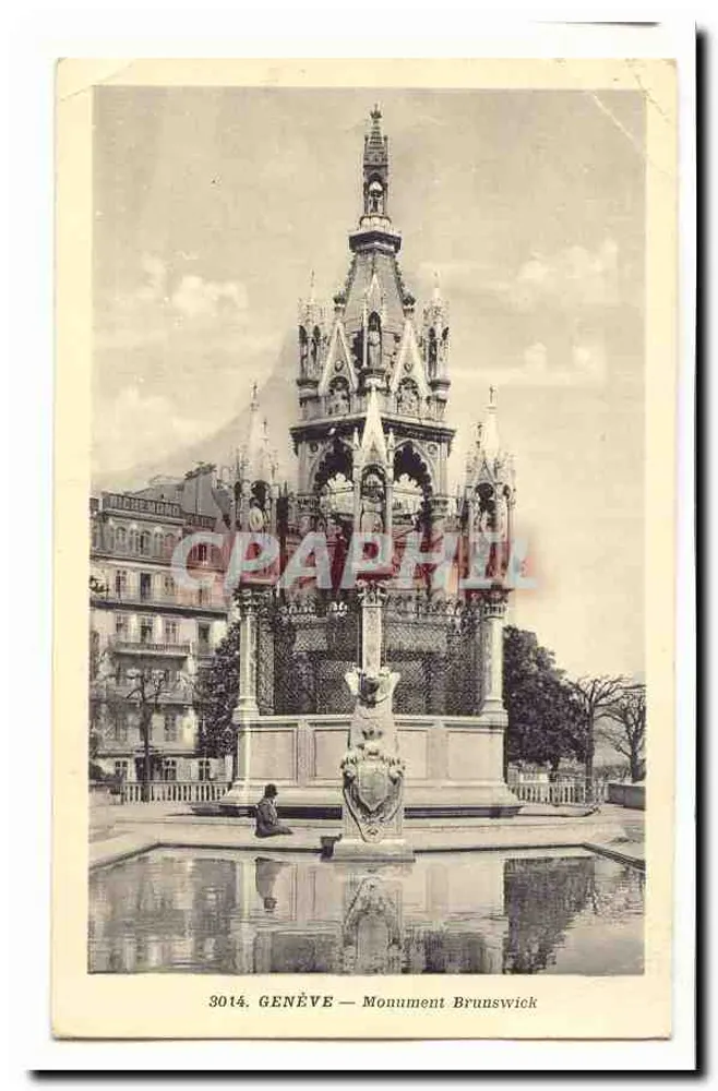 GENÈVE — Monument Brunswick — 3014 - Frente