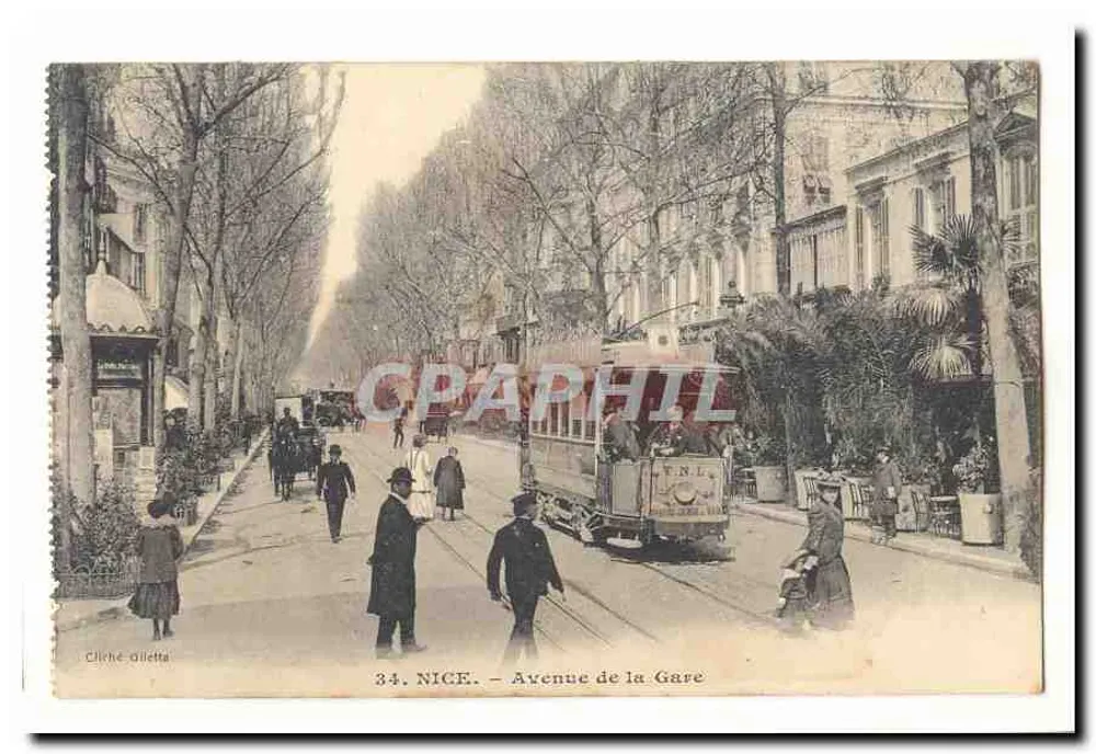 Nizza - Straat van de Station — Cliché-diletta, n°34 - Voorkant