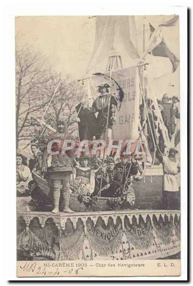 Mi-Carême 1906 — Boot der Seefahrer — E. L. D. - Vorderseite