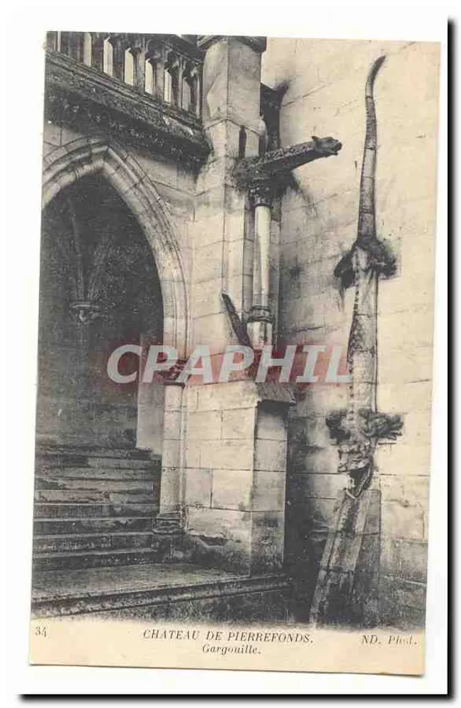 Castelo de Pierrefonds — Gargouille — ND. Fot. - Frente