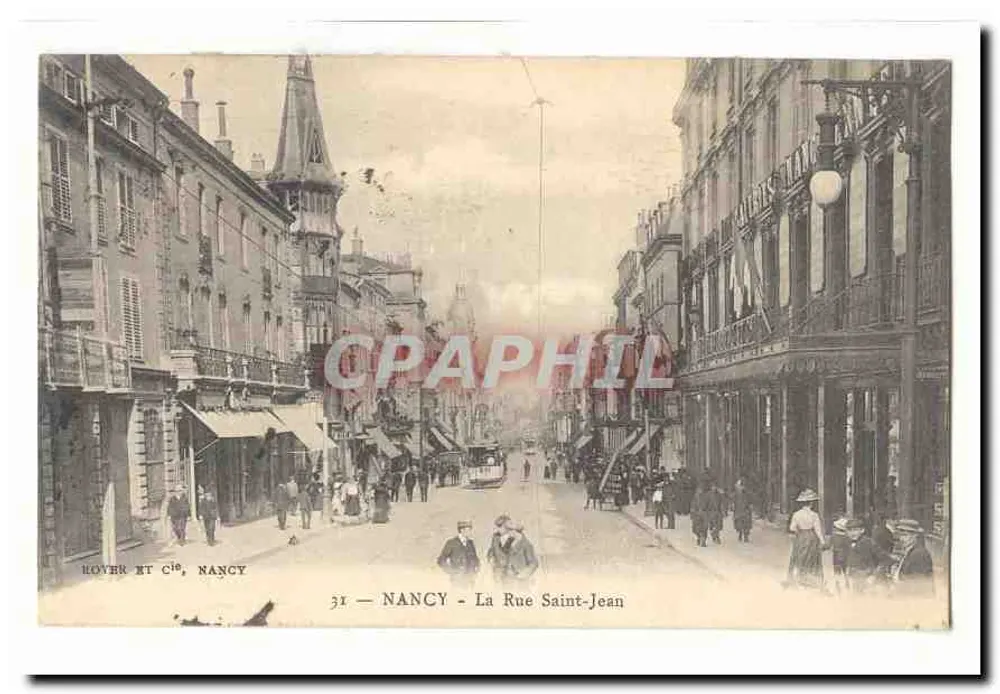 Nancy — A Rue Saint-Jean — Hoyer et Cie, Nancy, n°31 - Frente