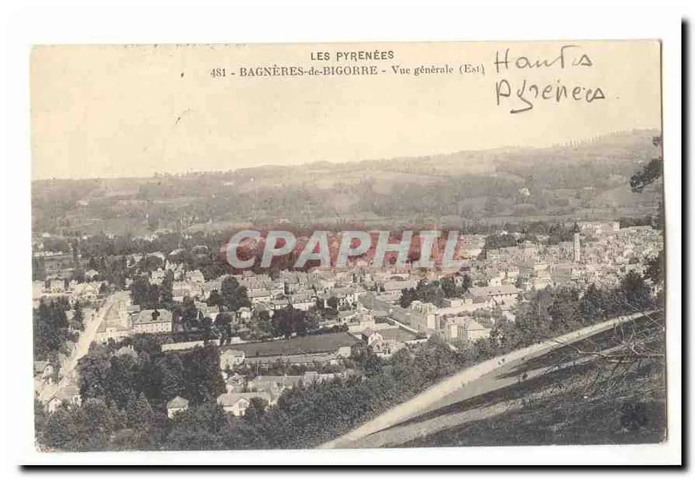 Bagnères-de-Bigorre — Vista geral (Leste) — Os Pirineus, n° 481 - Frente