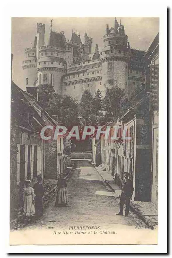 PierreFonds — Rue Notre-Dame und das Schloss — unbekannter Verleger, Seriennummer 1490 - Vorderseite