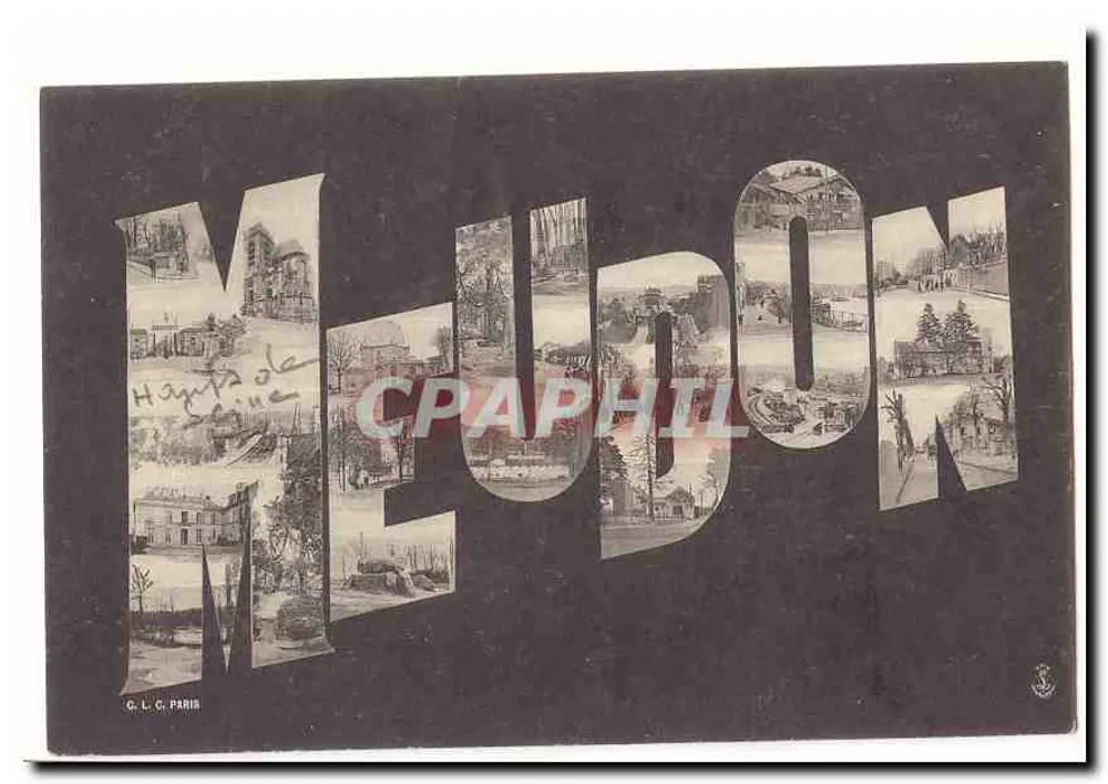 Meudon — Vista panorâmica — G. L. C. Paris - Frente