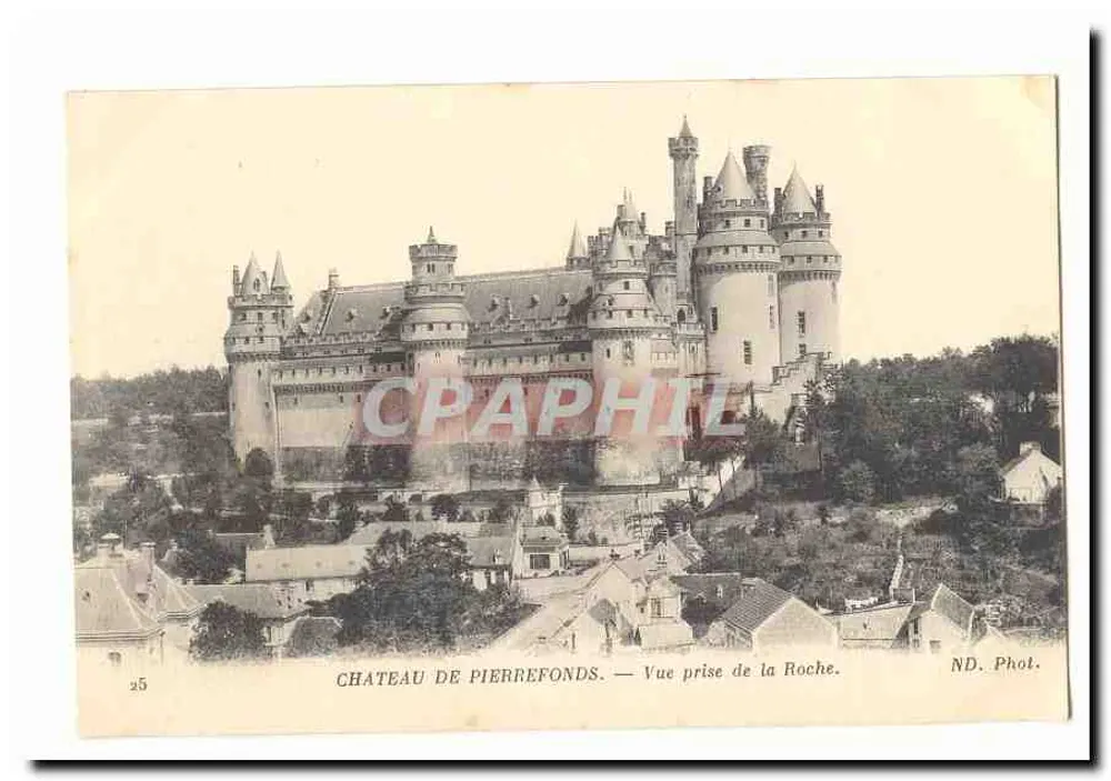 Castelo de Pierrefonds — Vista tirada da Roche — ND. Fot. - Frente