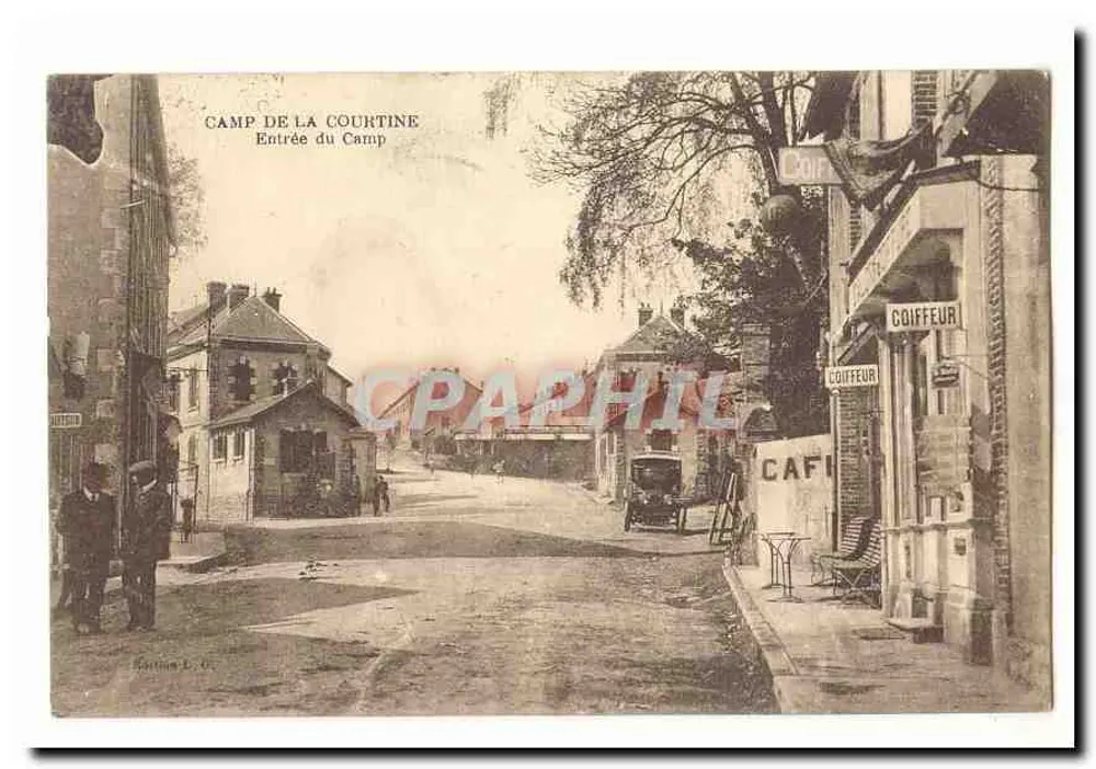 Camp de la Courtine — Eingang zum Lager — Verlag L. Batinier - Vorderseite
