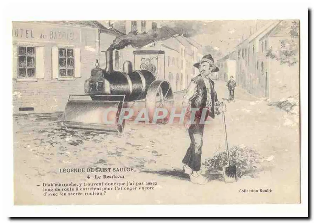 Lenda de Saint-Saulge — Le Rouleau — Coleção Roubé - Frente