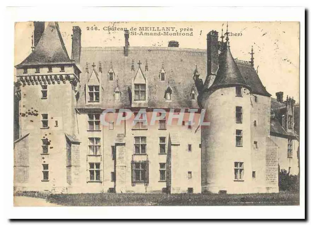 Schloss Meillant, nahe St-Amand-Montrond — Cher — Nr. 246 - Vorderseite