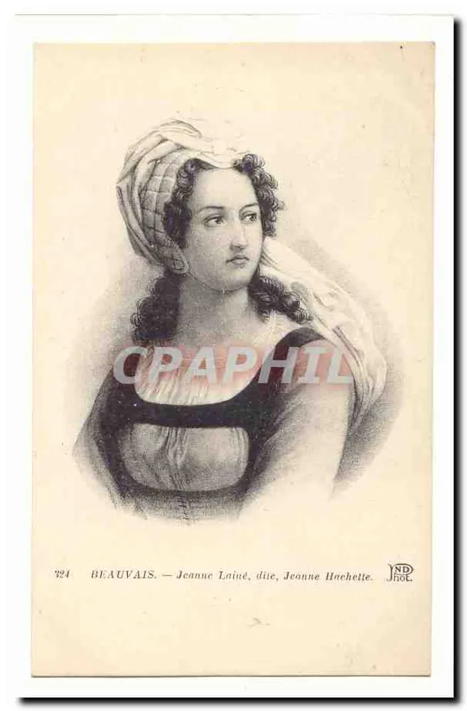 Beauvais — Jeanne Laiué, genannt Jeanne Hachette — JND Phot. - Vorderseite