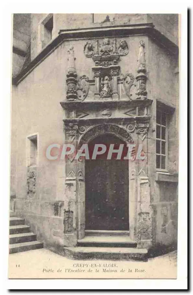 Tor des Esenlier der Maison de la Rose — Crépy-en-Valois - Vorderseite