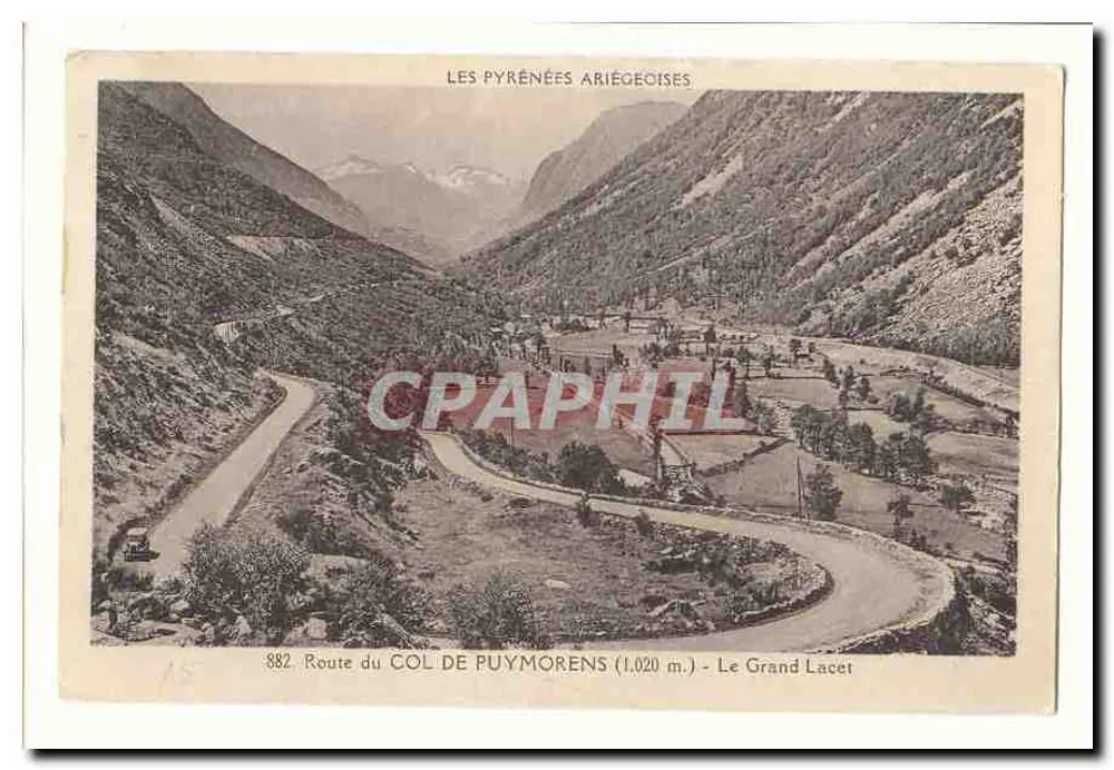 Route des Puymorens-Passes (1.020 m.) - Der Große Haarnadel — Ariégeoise Pyrenees - Vorderseite