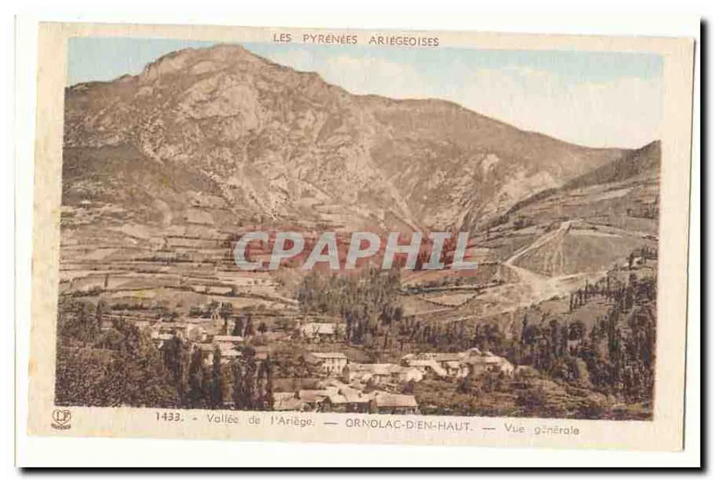 Ornolac-d'En-Haut — Tal des Ariège — Allgemeiner Blick — Ariégeoise Pyrenäen - Vorderseite
