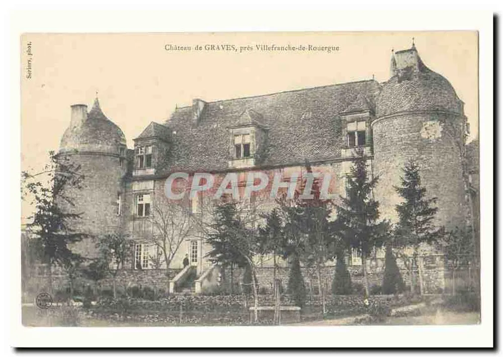 Castelo de Graves, perto de Villefranche-de-Rouergue — Sarin, fot. - Frente