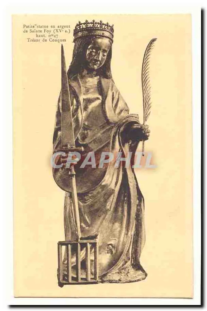 Statue der hl. Foy — Schatz von Conques — unbekannter Verlag, Nr. 17 - Vorderseite