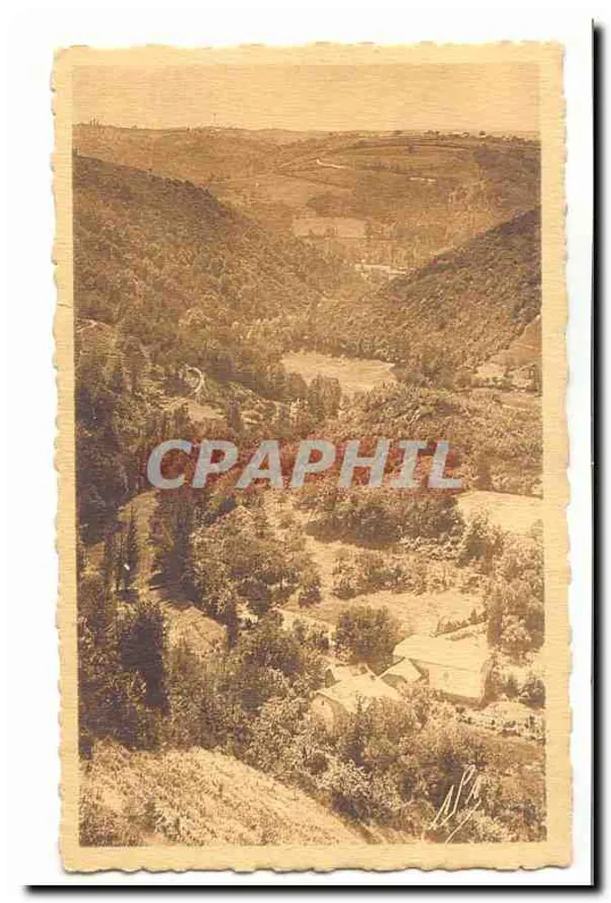 Grünes Tal — Panoramablick — Verleger unbekannt - Vorderseite