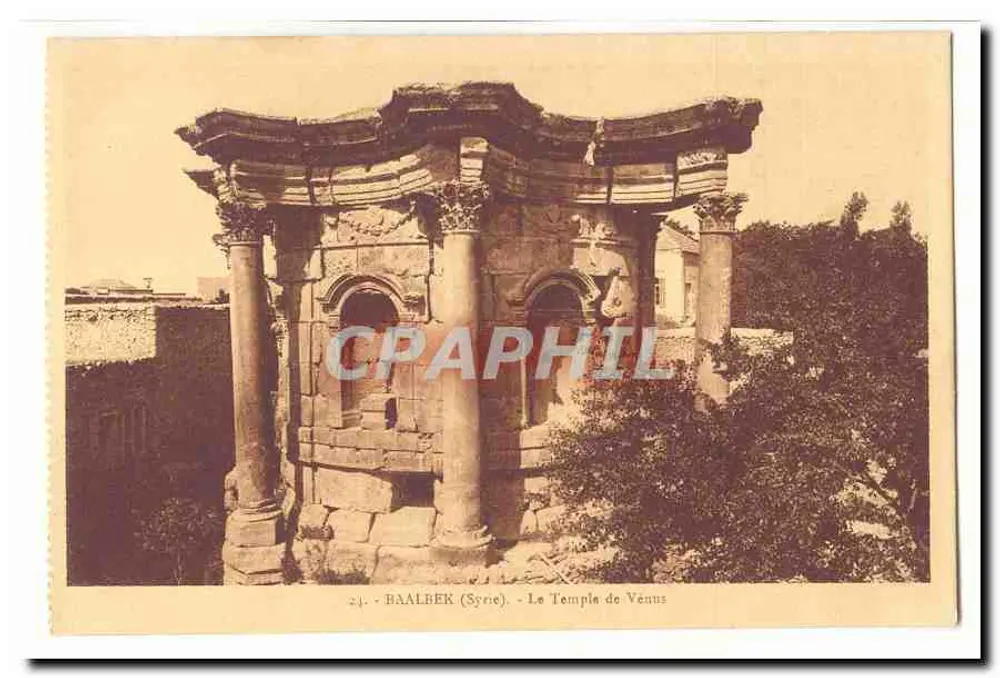 Baalbek (Síria) — O Templo de Vênus — n°24 - Frente