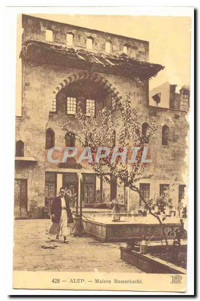 Alepo — Casa Basserbachi — ND Phot. - Anverso