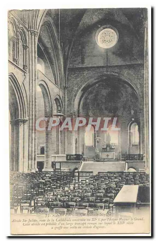 Abside Ste-Julitte — Catedral Saint-Étienne — Nevers - Frente