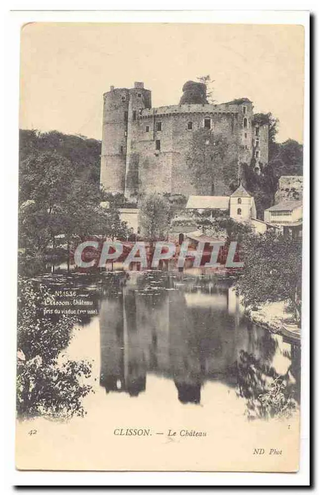Clisson — O Castelo — ND Phot - Frente